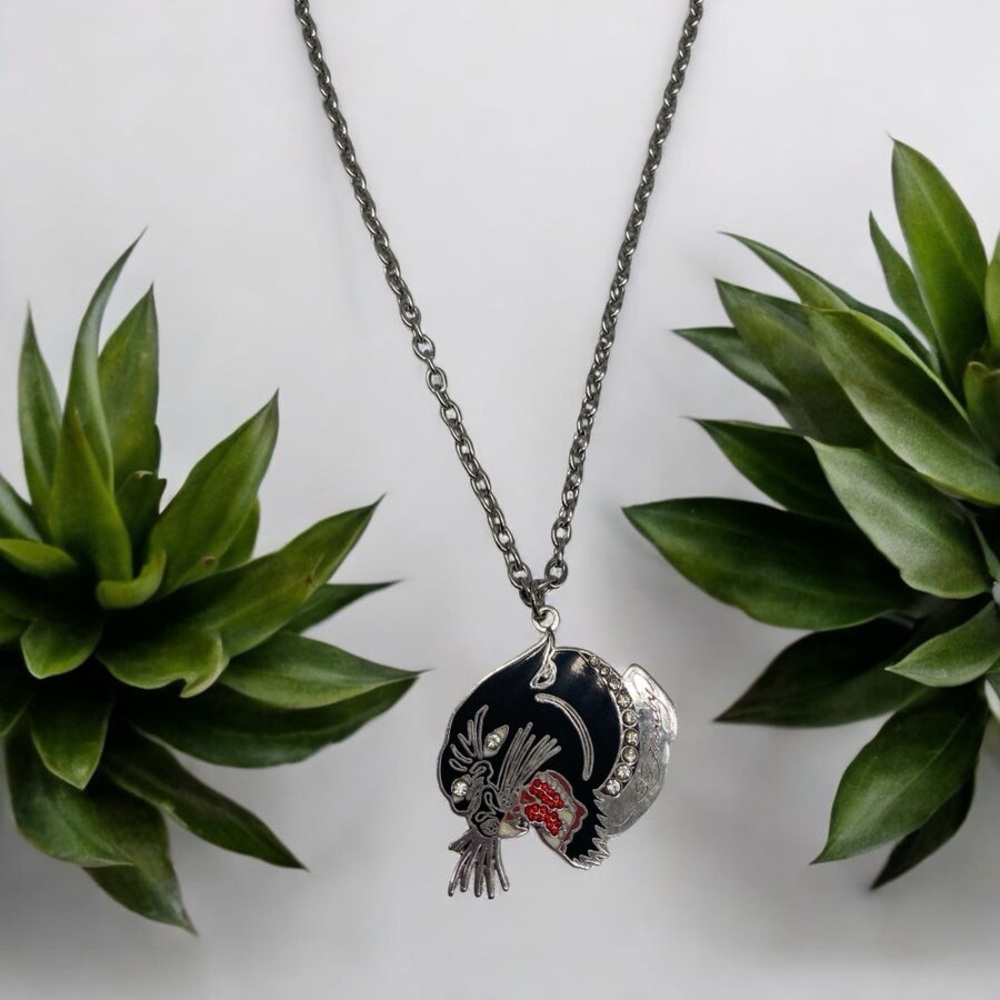 Ed hardy panther head necklace